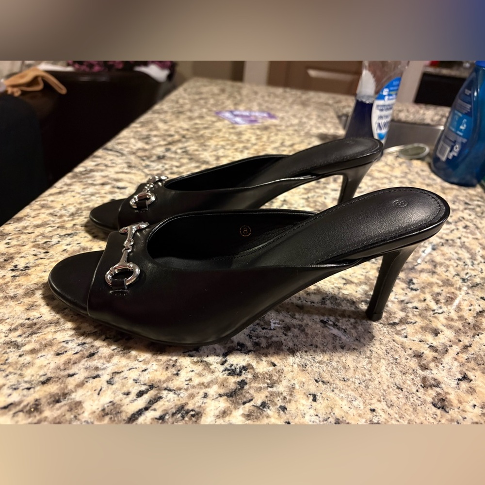 Elegant Black Women's Mules